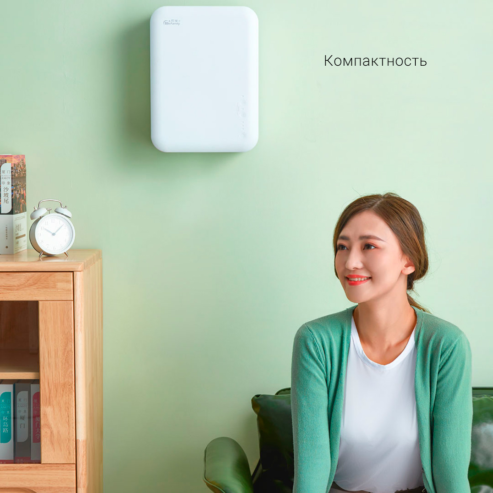 Приточный очиститель воздуха Xiaomi Biofamily Wall Hanging New Fan