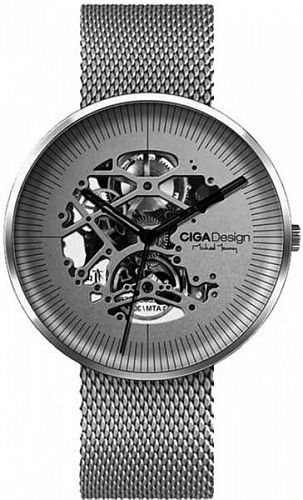 Механические часы CIGA Design Mechanical Watch Jia My Series Silver (Серебро) — фото