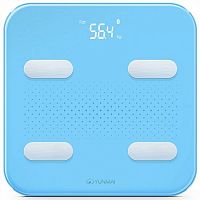 Умные весы Xiaomi Yunmai S Bluetooth Smart Scale (M1805) (Голубой) — фото